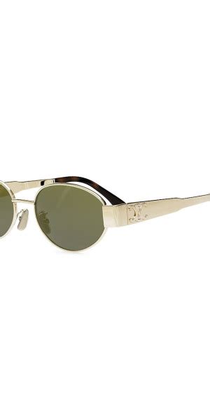 celine women's triomphe 54mm oval sunglasses|SUNGLASSES WOMEN .